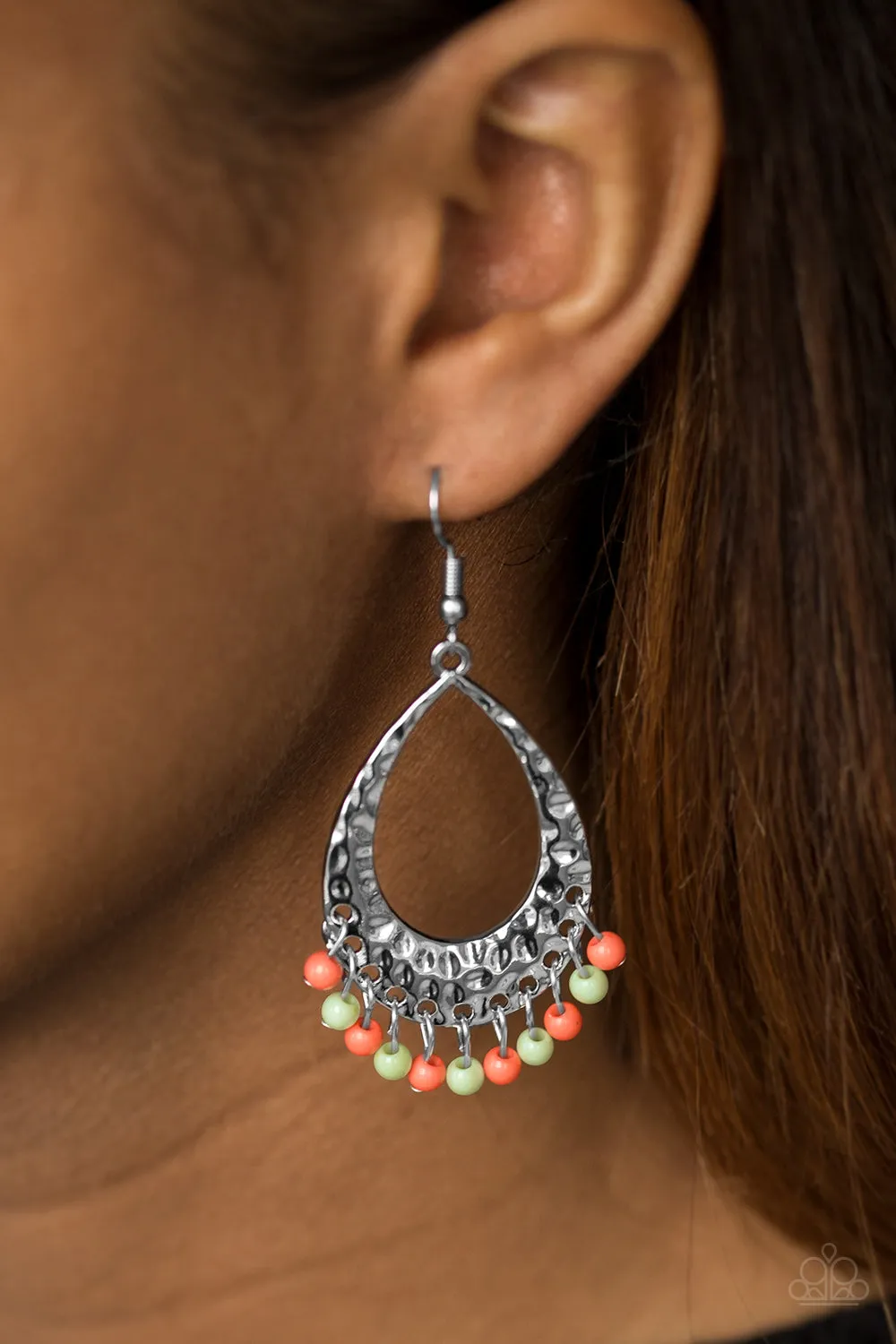 Open Door Jewelry - Casually Cancun - Multi Earrings - Paparazzi Accessories
