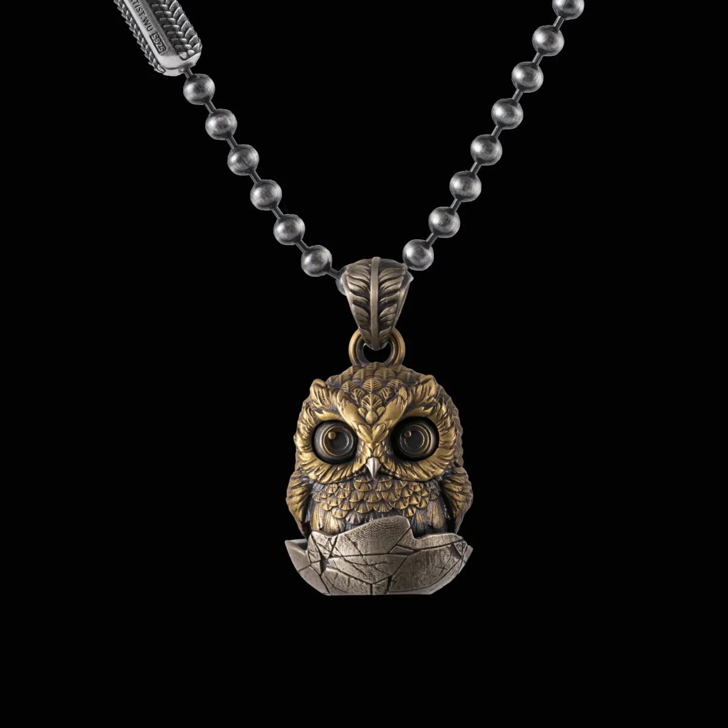 Owl Fidget Pendant