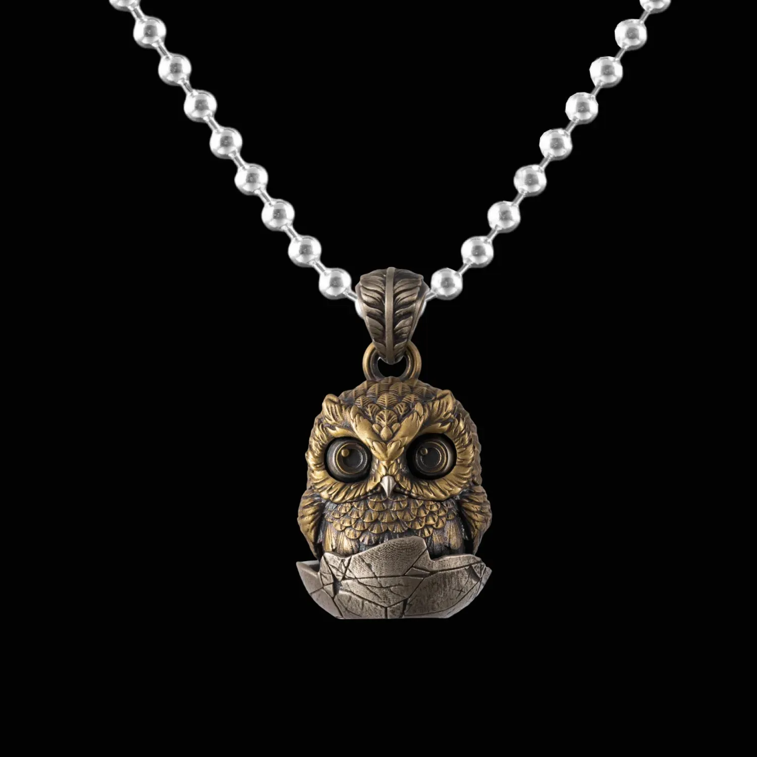 Owl Fidget Pendant