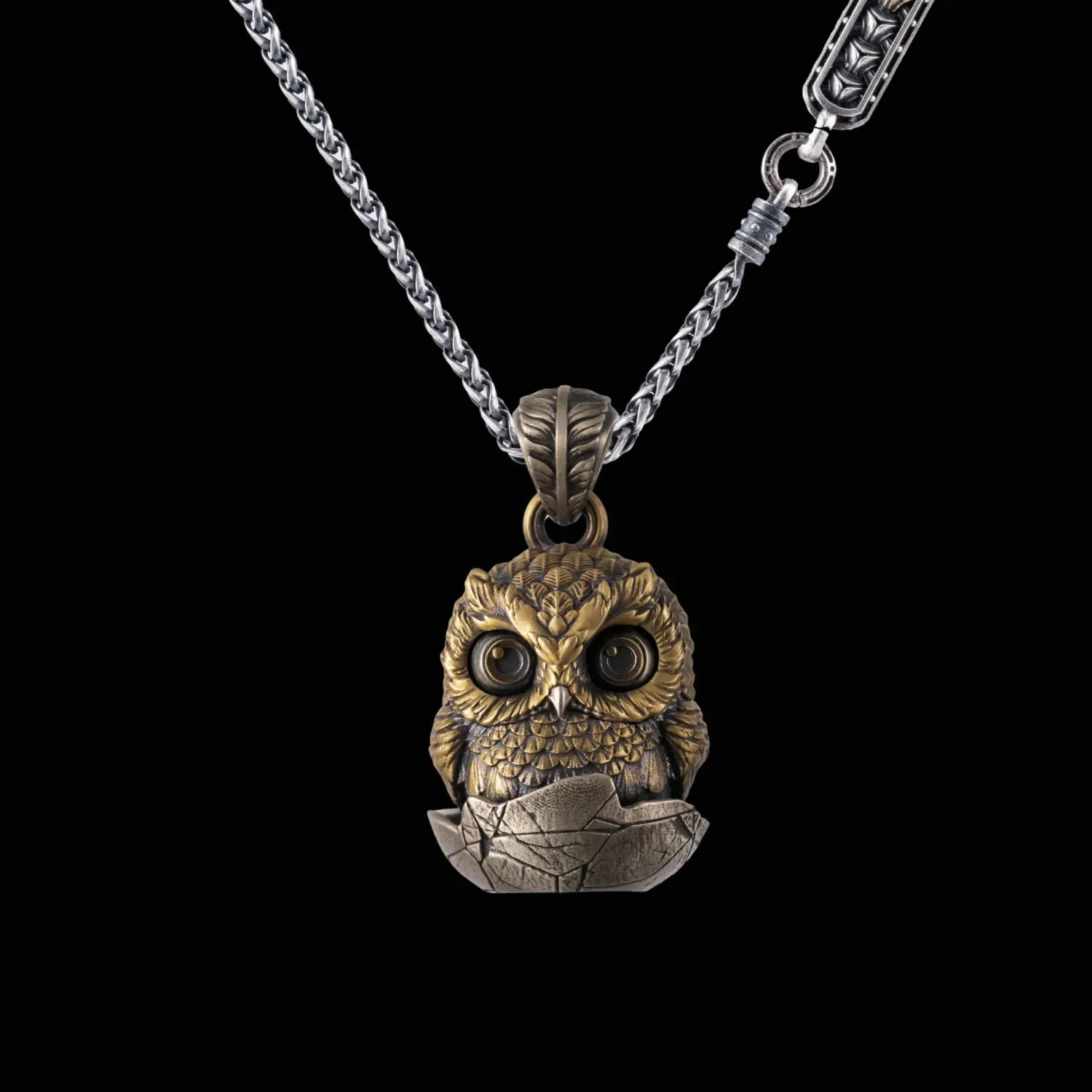 Owl Fidget Pendant