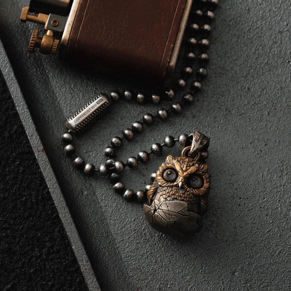 Owl Fidget Pendant