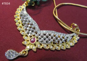 Pendant 7834 Indian Pendant Set Necklace