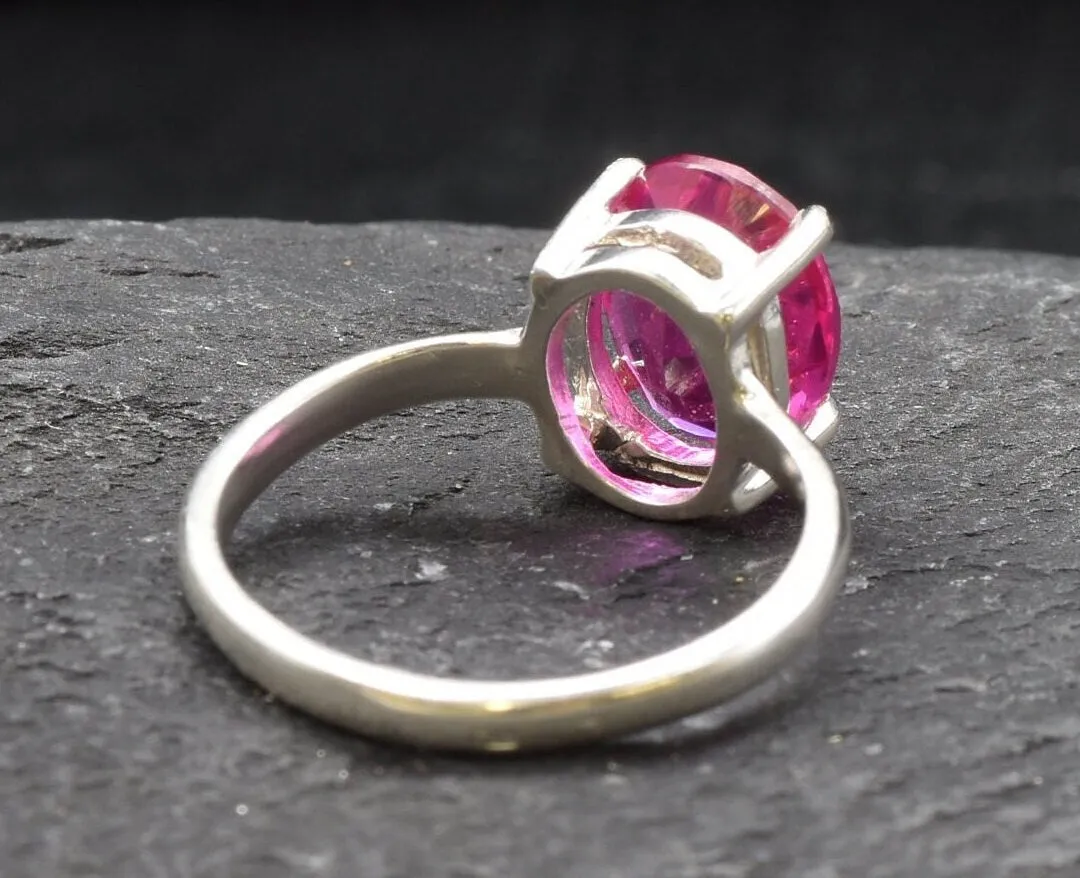 Pink Promise Ring - Alexandrite Ring - Classic Solitaire Ring