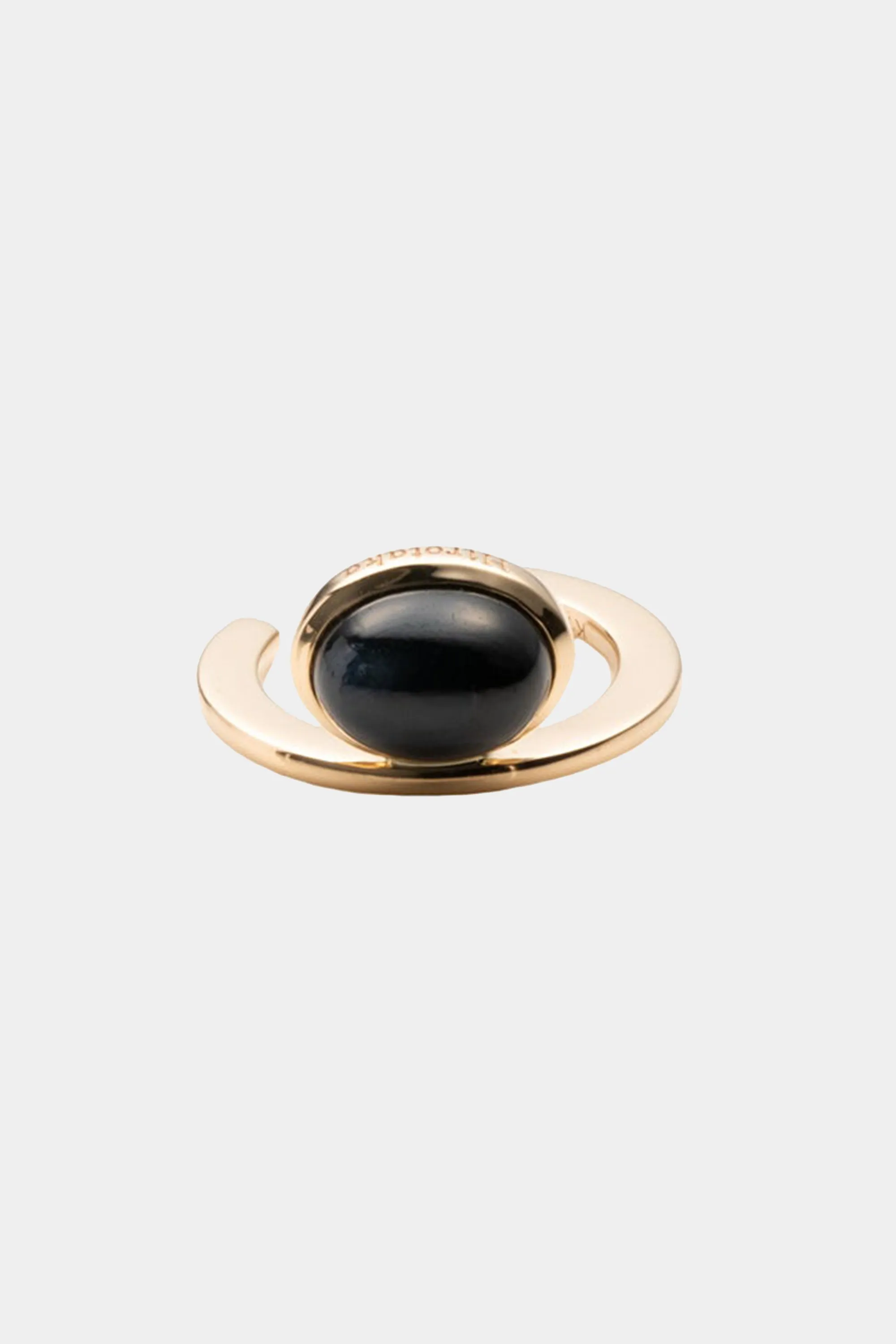 "Bird of Paradise" Ear Cuff, Black Sapphire