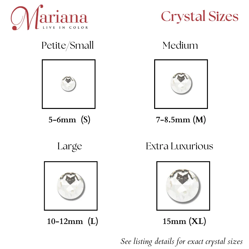 Rectangle Pavé Leverback Earrings in "Fairytale" *Custom*