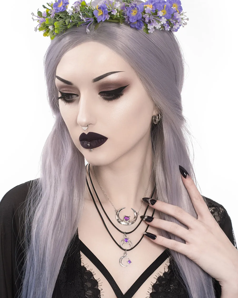 Rhea Sterling Silver Choker