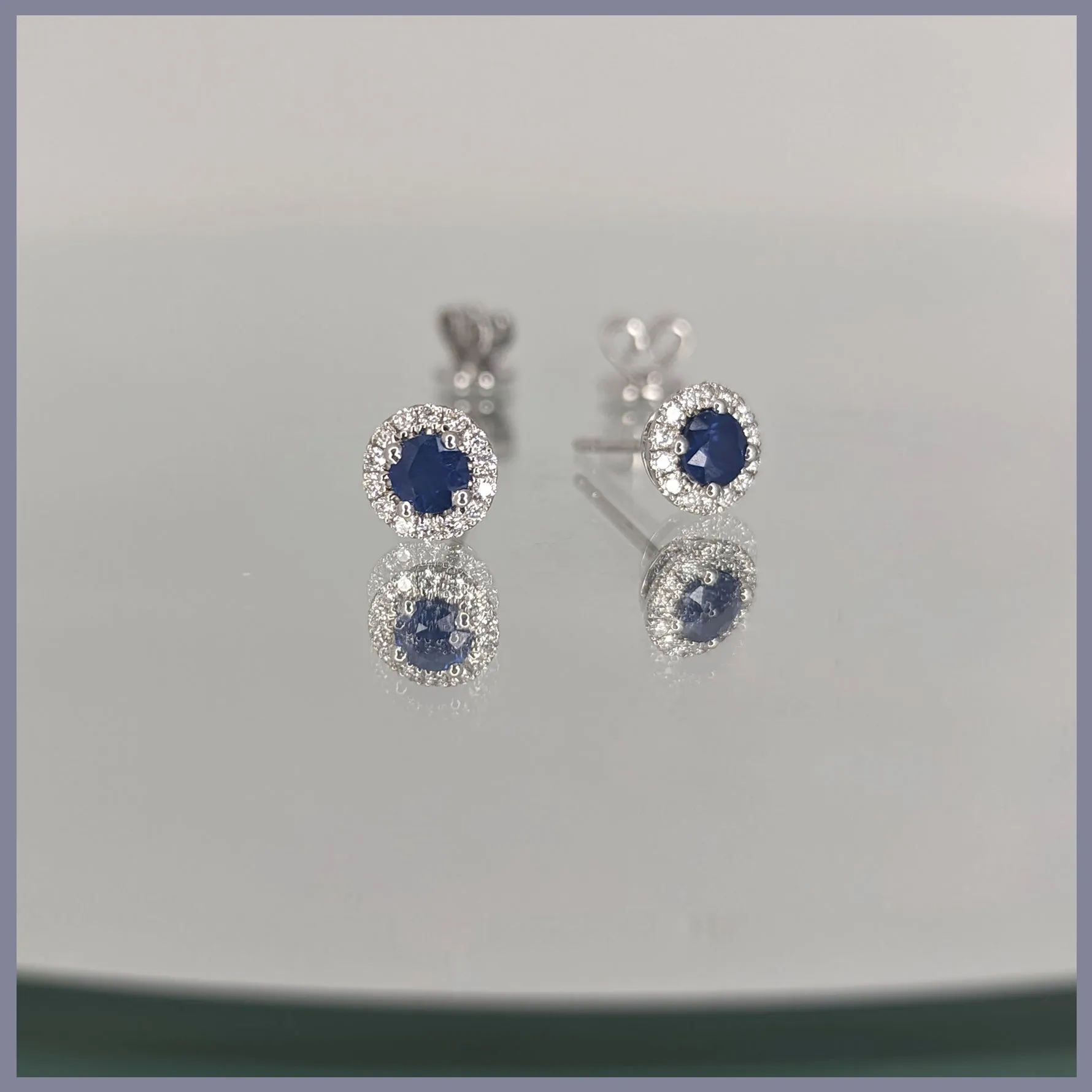 RSJ309 Sapphire Earrings