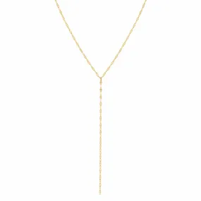 Ruby Lariat Necklace