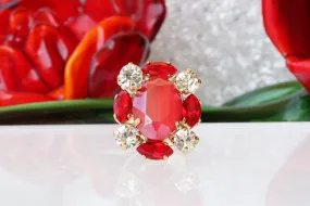 RUBY RED RING