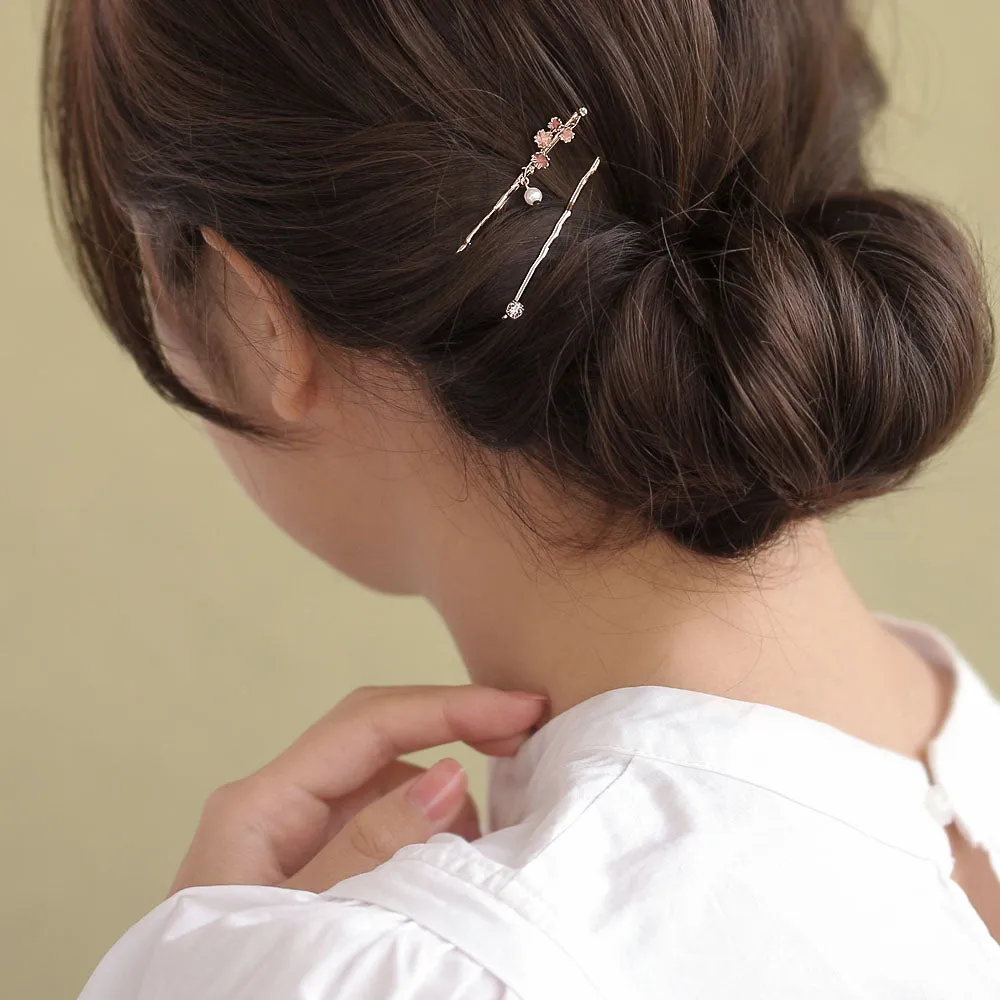 Sakura Branch Hairpin Set