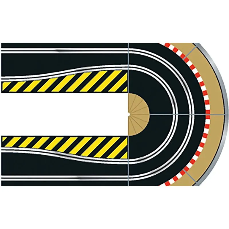 SCALEXTRIC HAIRPIN CURVE TRACK ACCESSORY PACK - REPLACES C8512 SCALEXTRIC HAIRPIN CURVE TRACK ACCESSORY PACK - REPLACES C8512