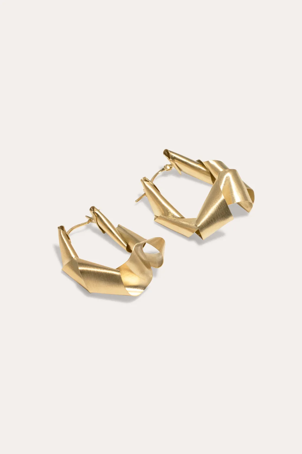 Shredding - Gold Vermeil Earrings