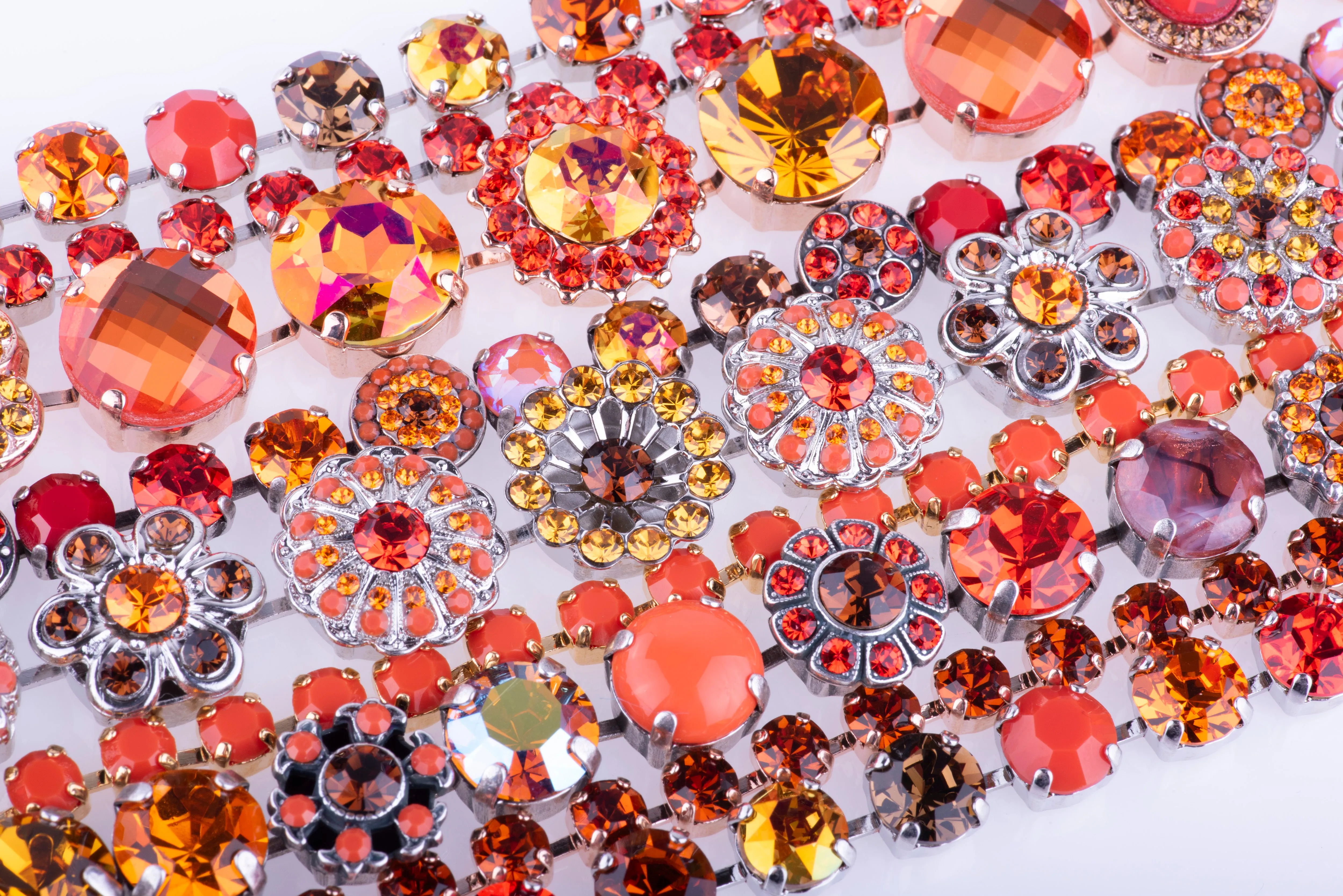 Small Pavé Leverback Earrings in "Pumpkin Spice" *Custom*