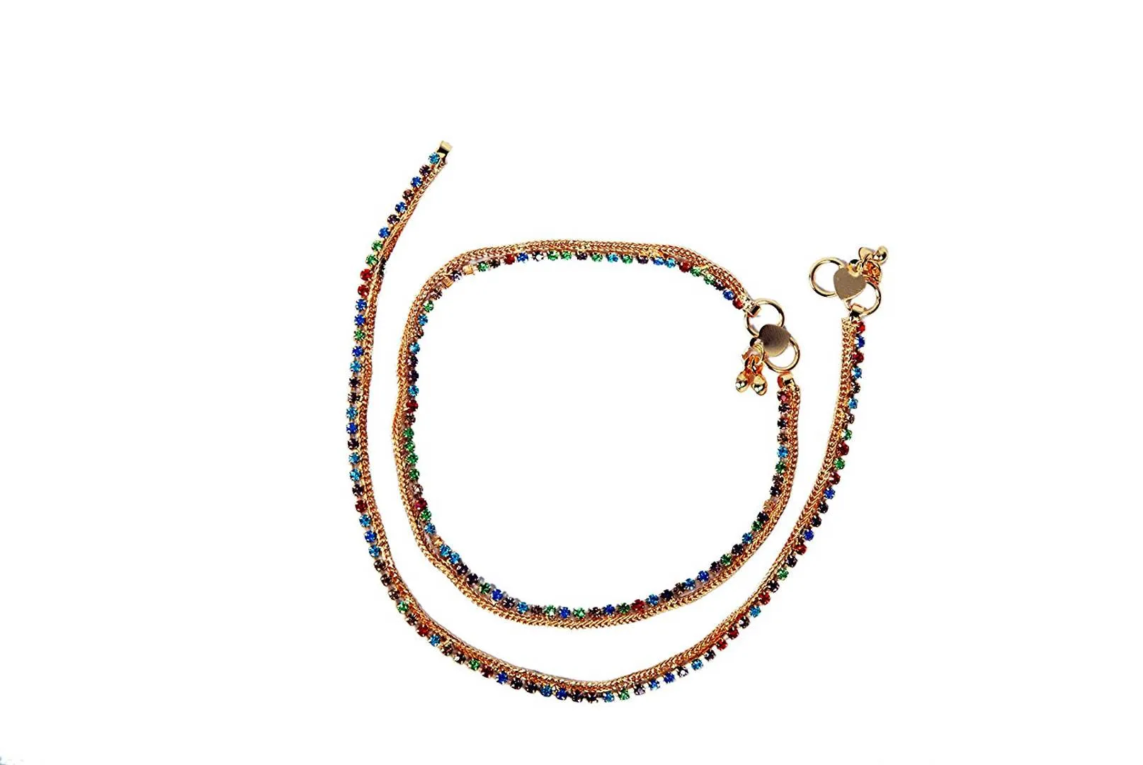 Stylish Designer Tradtional Party Wear Latest Design Gold Color Anklet/Payal/Pajeb For Women/Girls
