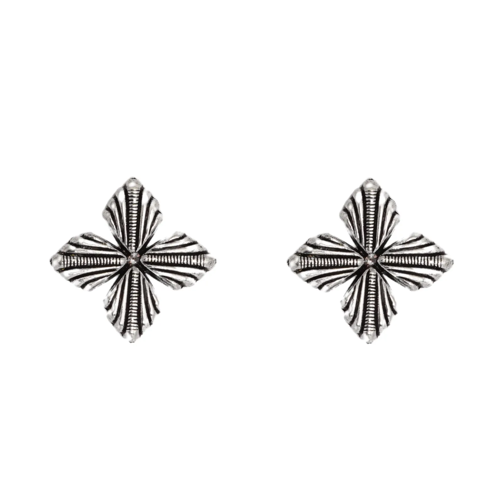 Teejh Aaloka Silver Oxidised  Choker Necklace Set