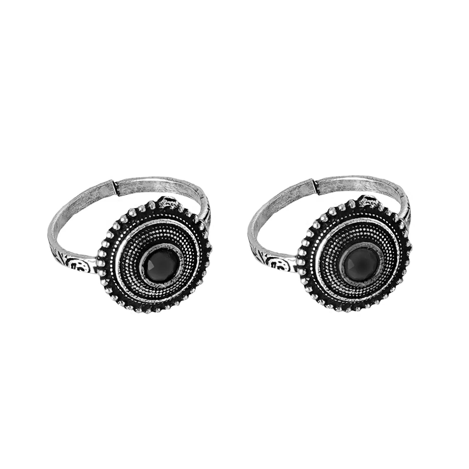 Teejh Aindri Set of 3 Silver Toe Rings