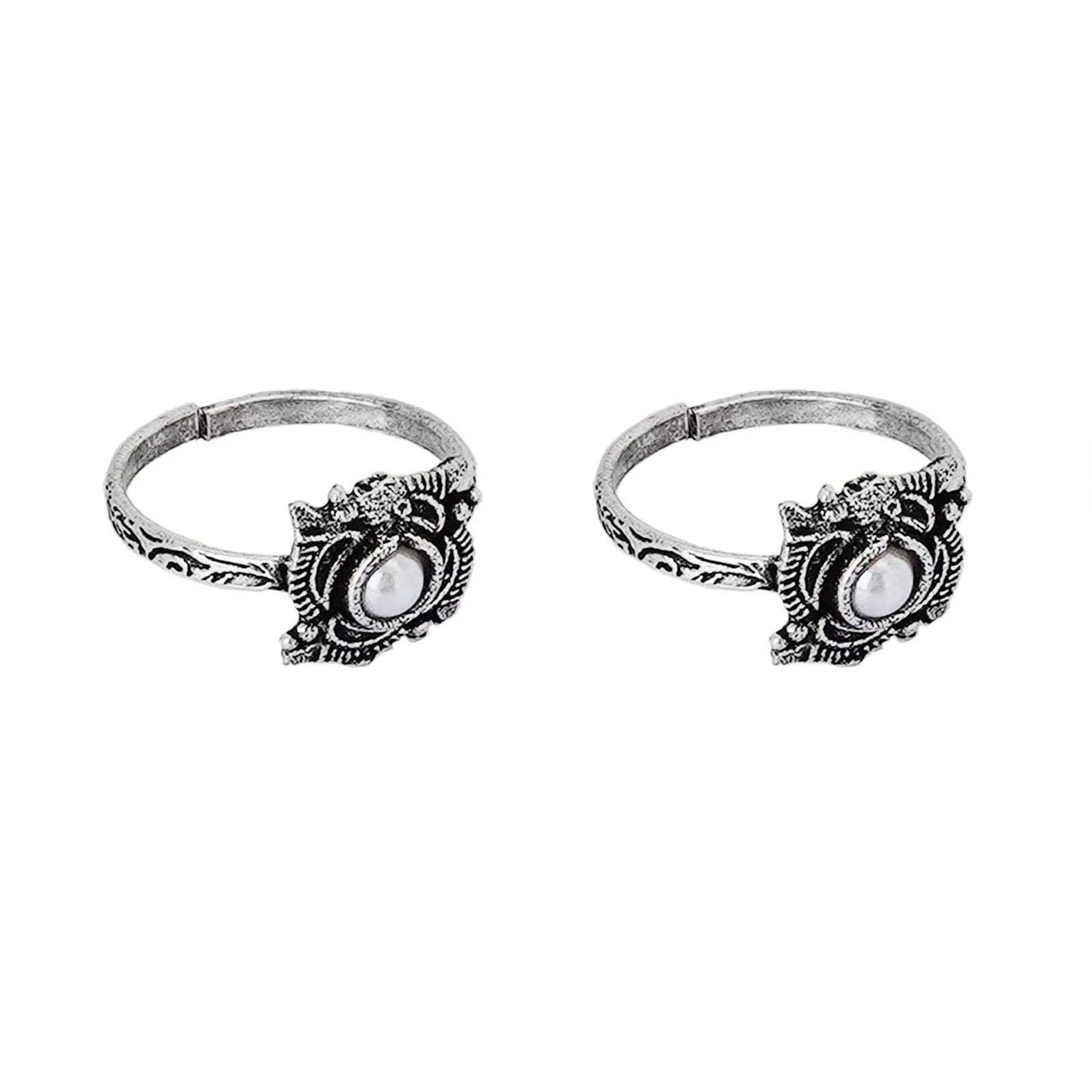 Teejh Nalika Set Of Anklet and Toe Ring