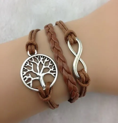 Tree of Life Tan Bracelet