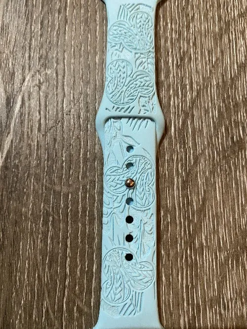 Tropical Tribal Mouse Engraved iWatch Band