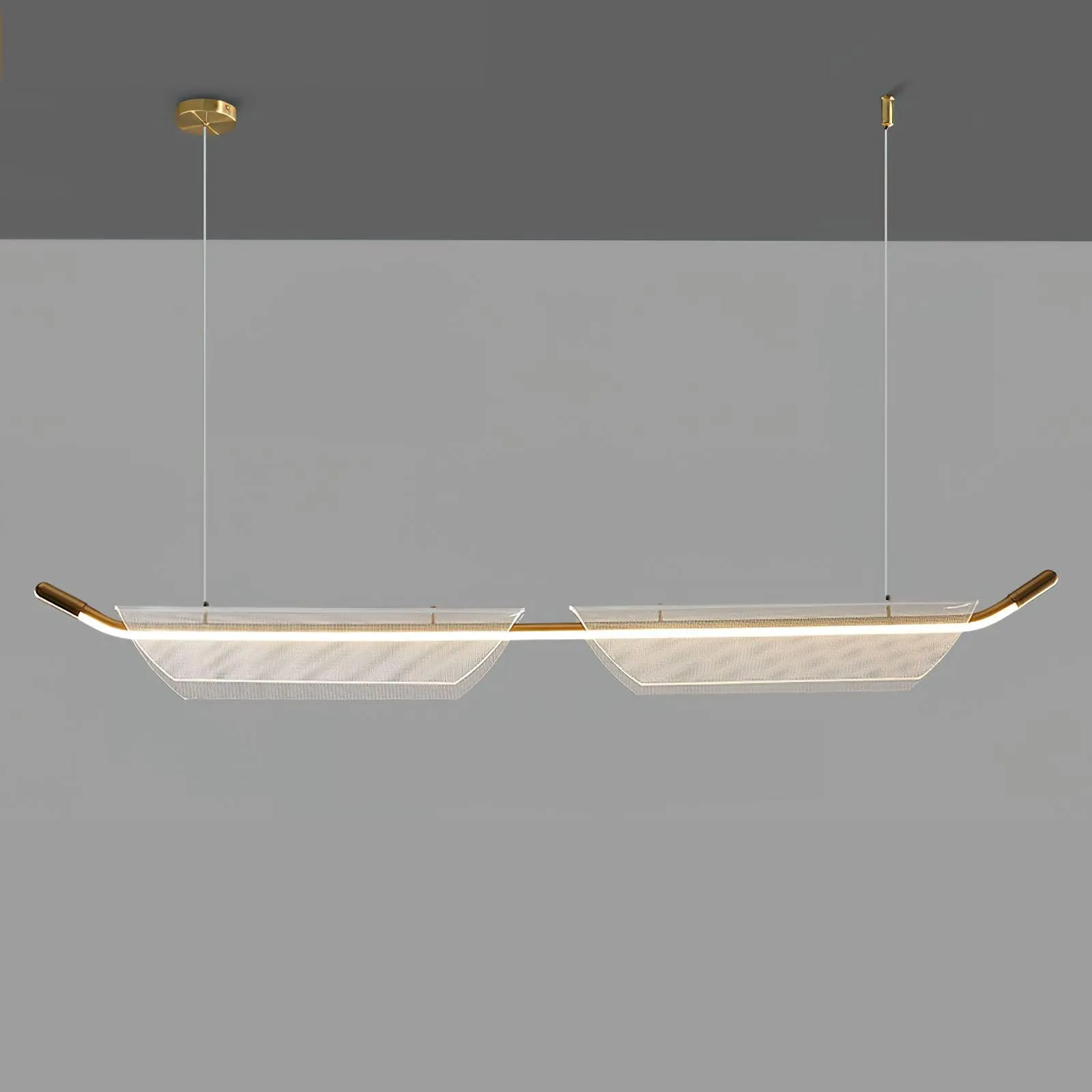 Two Boats Acrylic Pendant Light