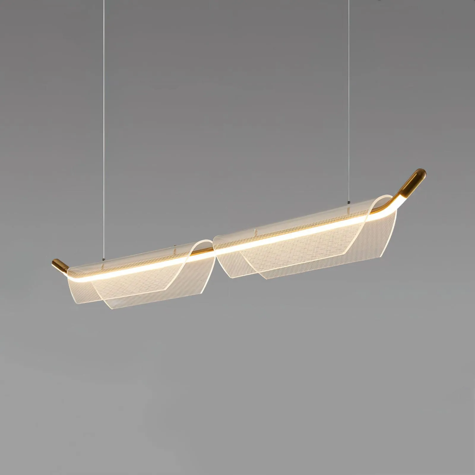 Two Boats Acrylic Pendant Light