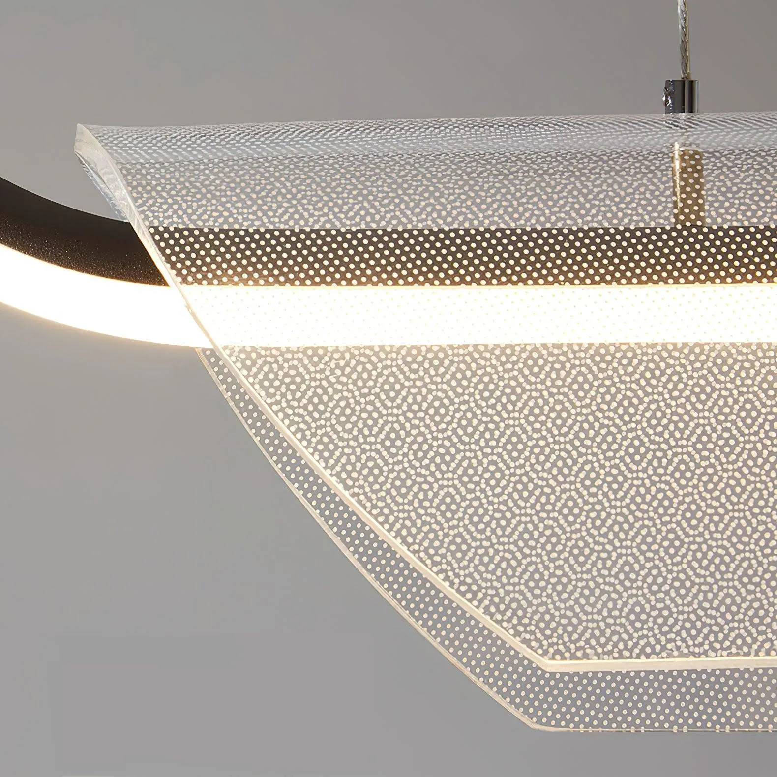 Two Boats Acrylic Pendant Light