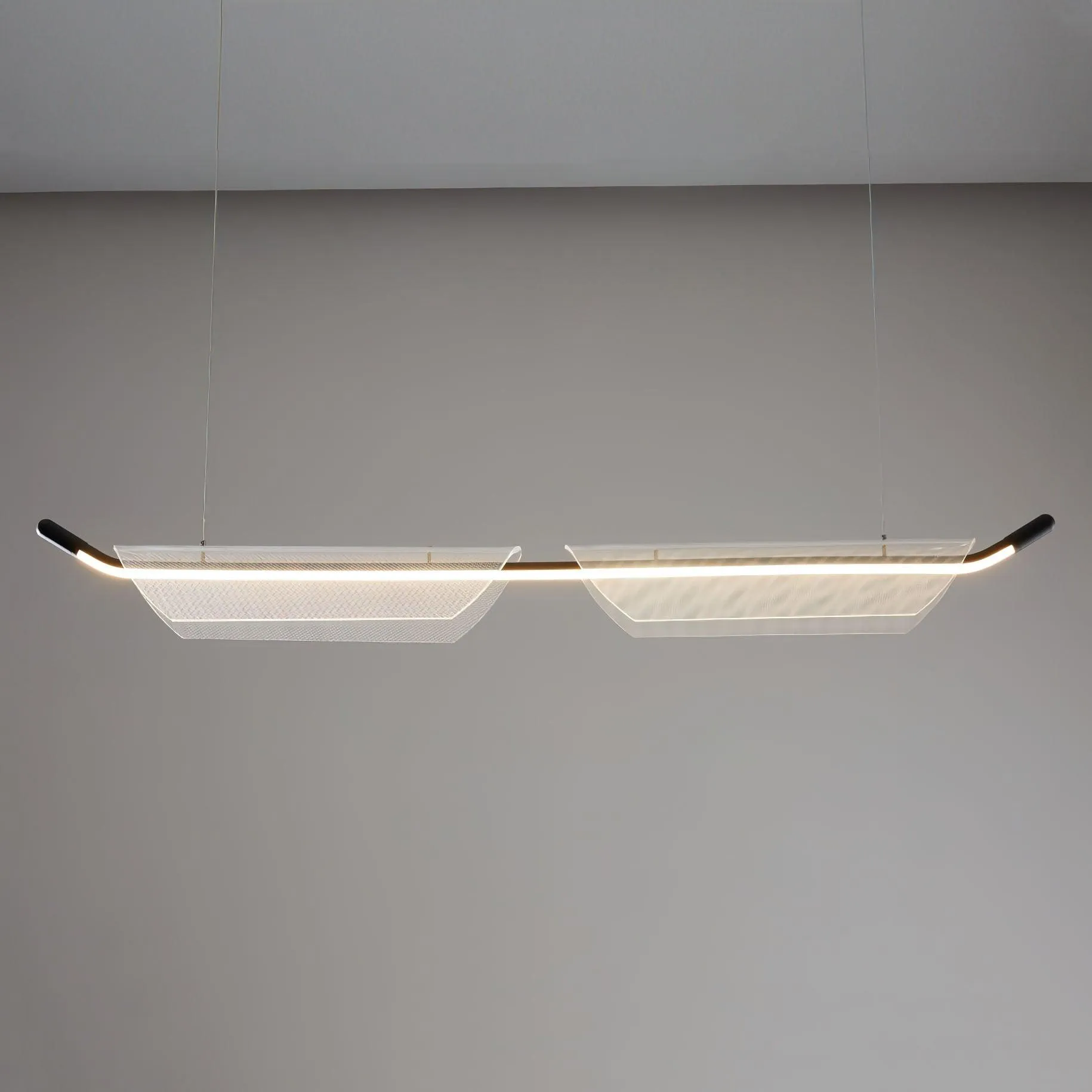 Two Boats Acrylic Pendant Light