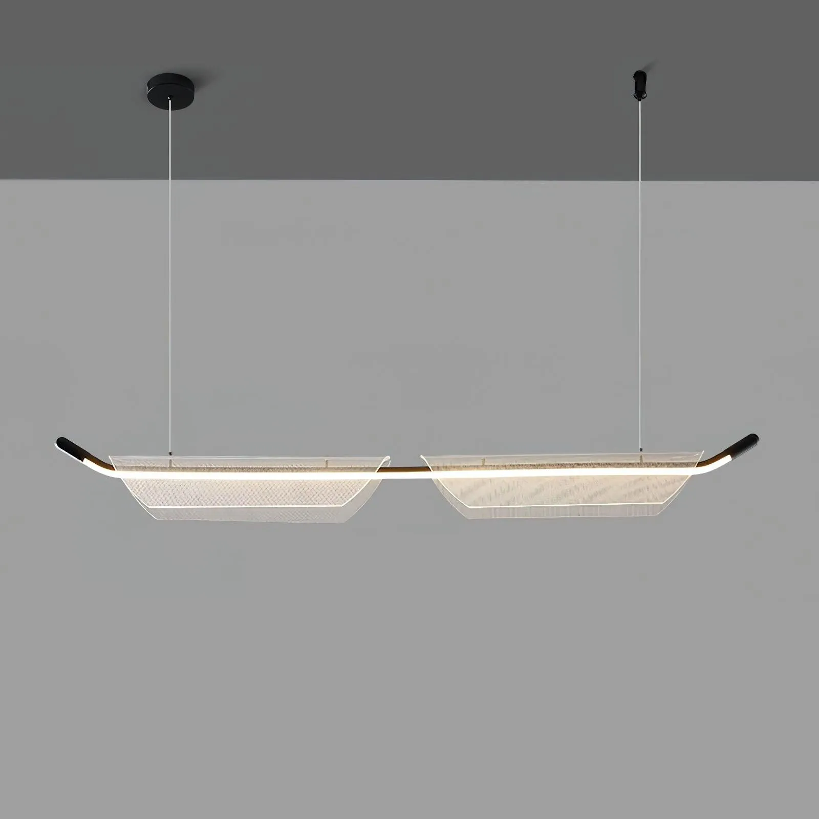 Two Boats Acrylic Pendant Light