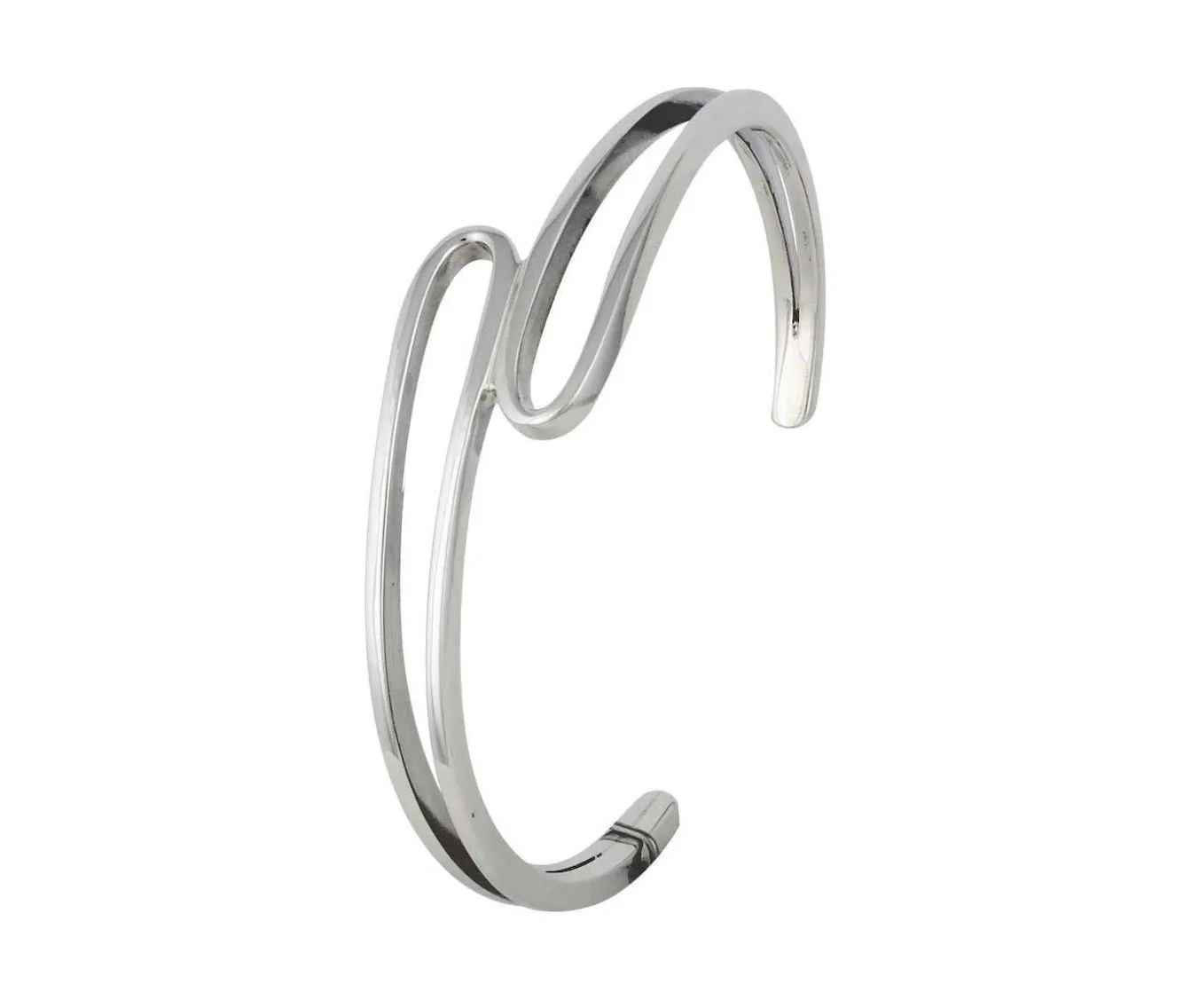 Two Hoop Torque Bangle