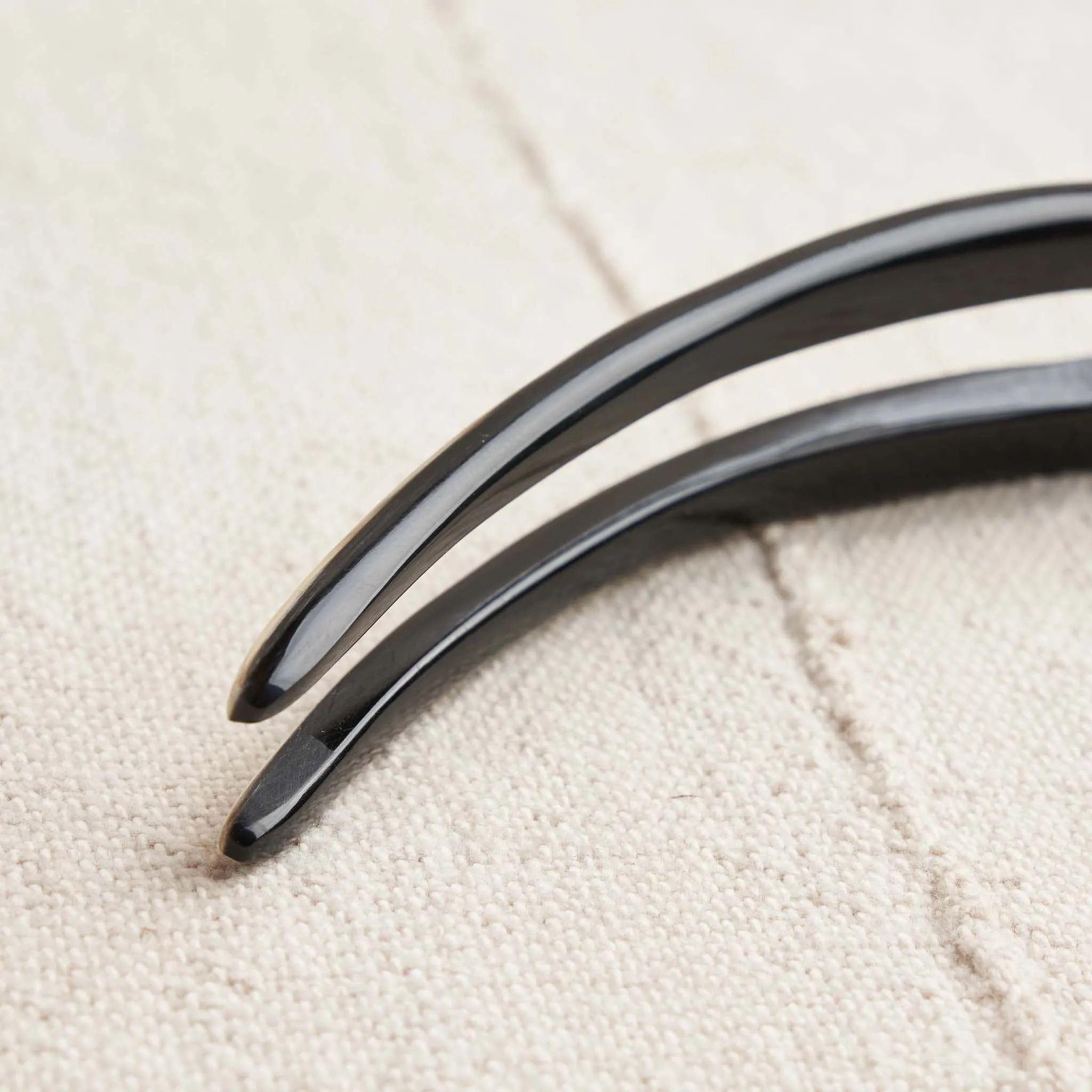Upcycled Horn Hairpin