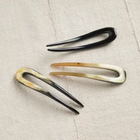 Upcycled Horn Hairpin