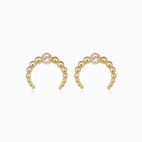 Wall St. Beaded Mini Studs