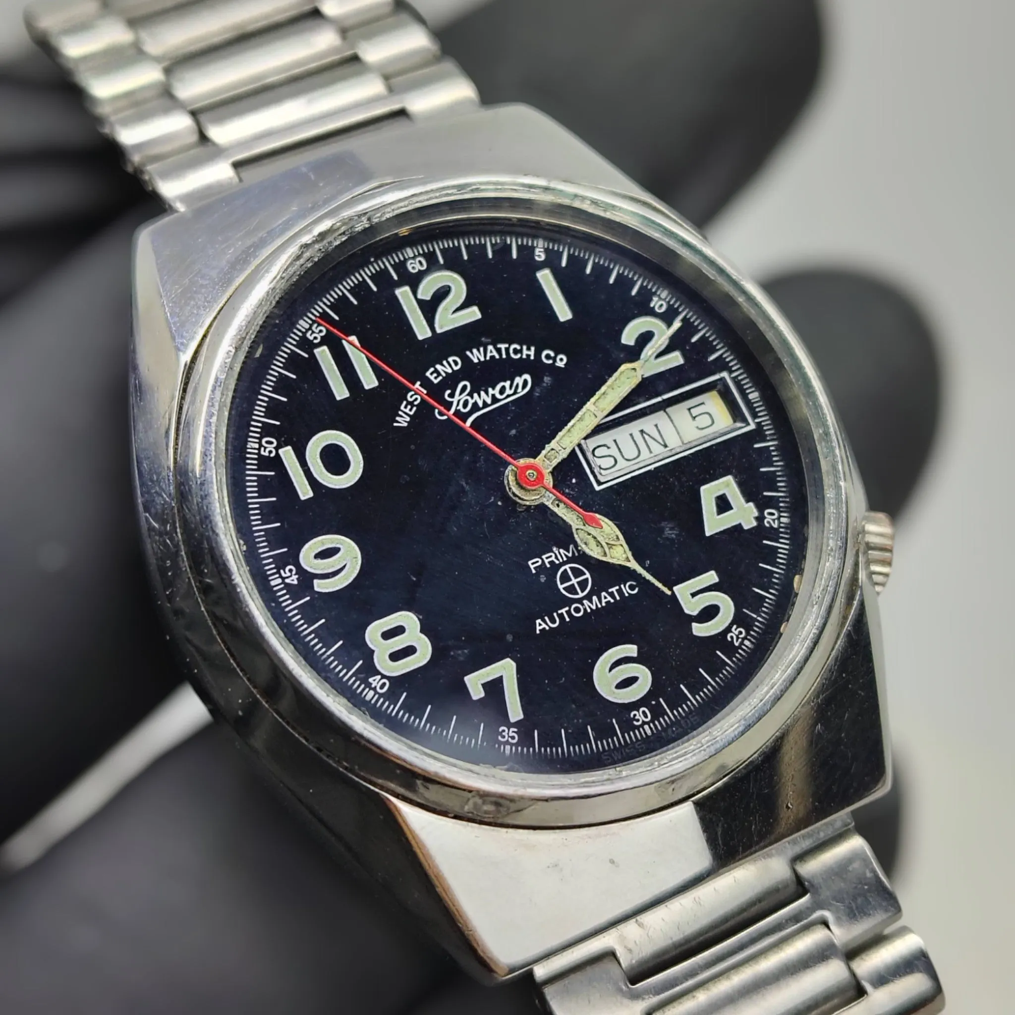 West end Watch co – Original – Pre-Owned - Automatic 21 Jewels – Day/Date – 36mm - Unisex Watch.