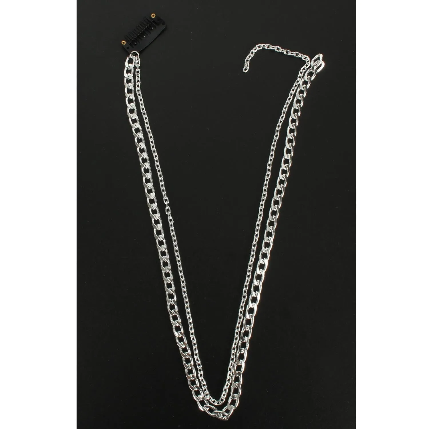 Wig extension chain silver-plated tassel hair chain
