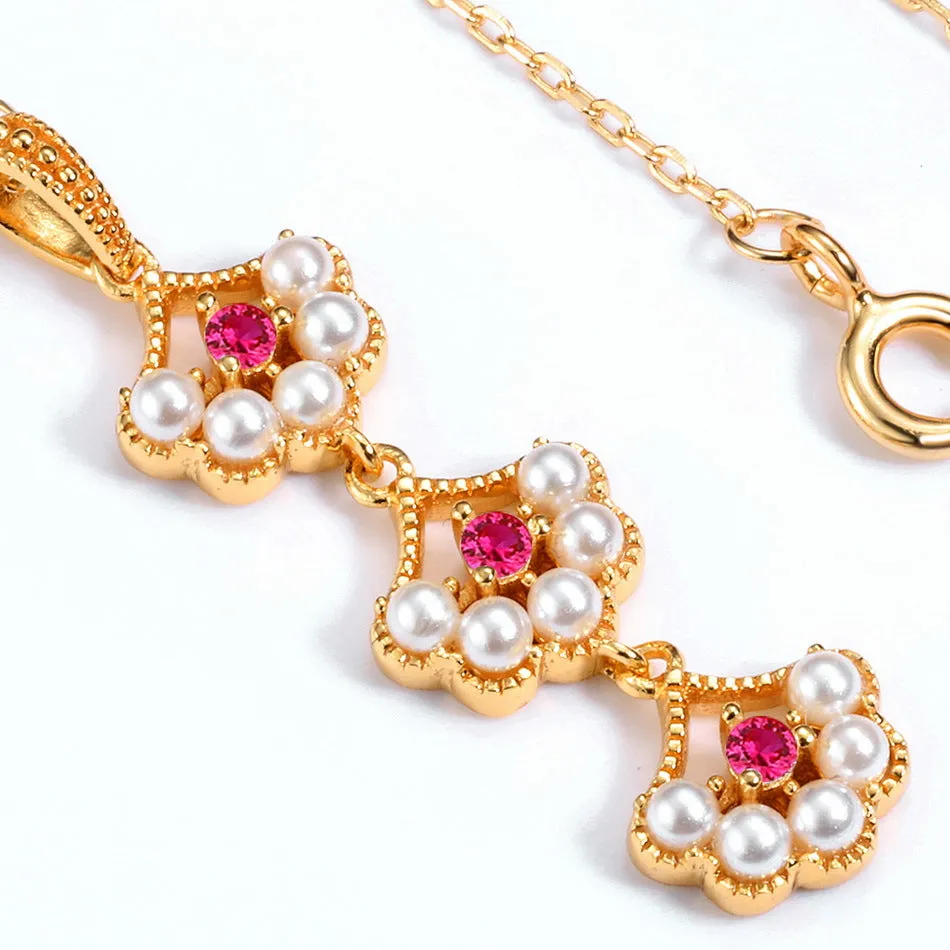 Women's Pendant S925 Silver Plating 9K Women's Necklace Pendant for girls