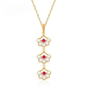 Women's Pendant S925 Silver Plating 9K Women's Necklace Pendant for girls